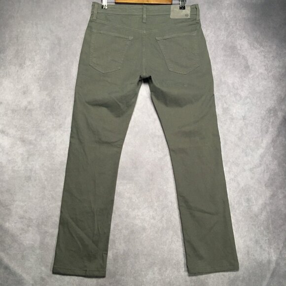 AG Men The Protege Straight Leg Pants size 31x31 Gray Flat Front Cotton Stretch - Picture 3 of 16